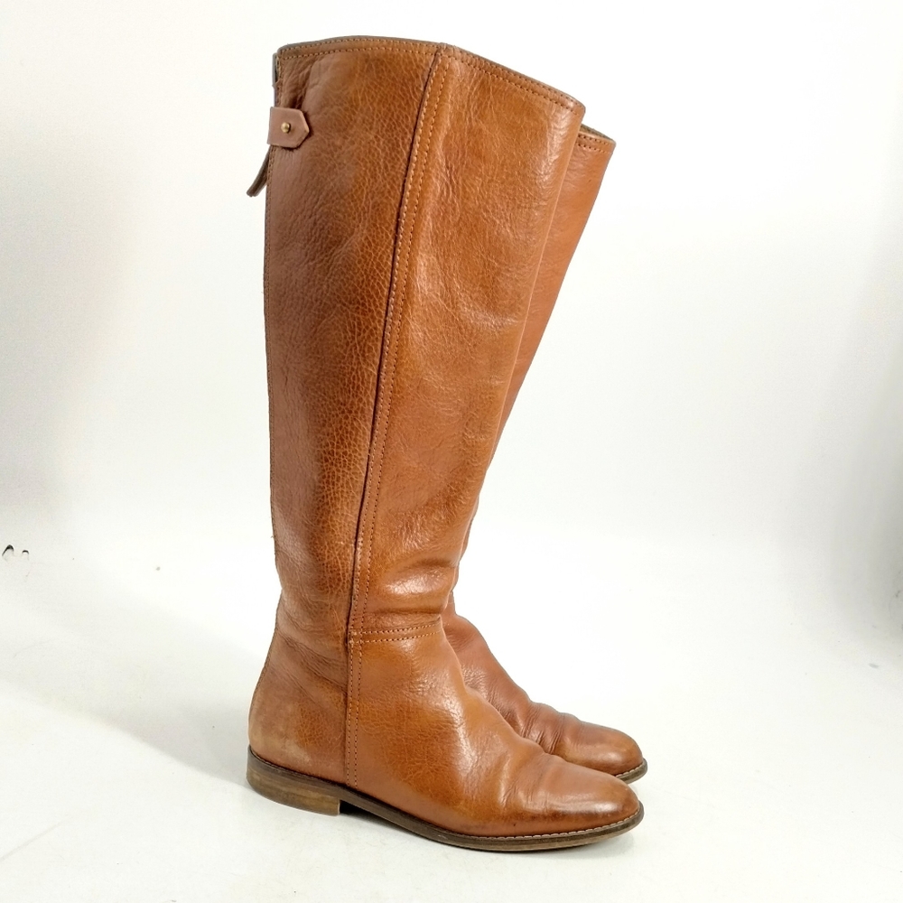 Madewell Sidney Tall Riding‎ Boots Brown Leather